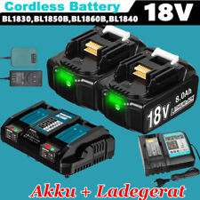 Używany, 2x 18V 6Ah 8Ah 12Ah do akumulatora Makita BL1860B BL1850 197422-4 BL1830 ładowarka LED na sprzedaż  Wysyłka do Poland