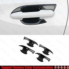 2021-2024 Para Toyota Highlander Preto Brilhante Porta Tigela Protetor Puxador 4* comprar usado  Enviando para Brazil