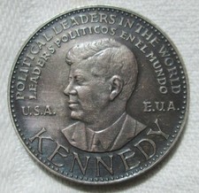Silbermedaille kennedy politis gebraucht kaufen  Oelsnitz