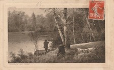 Cartolina illustrata scena usato  Ticengo