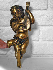 Gilt cherub playing for sale  RYDE