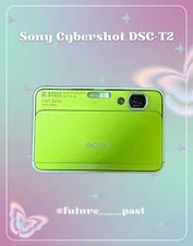 Câmera Digital Sony Cyber Shot DSC-T2 8.1MP CCD -100% Verde Funcionando comprar usado  Enviando para Brazil