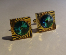 Gold tone cufflink for sale  ARBROATH
