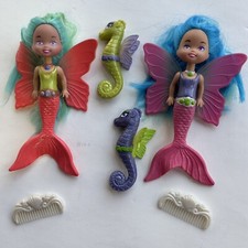 Bonecas Swimways Fairy Tails sereia opala rosa/azul verde rubi/laranja banho de piscina comprar usado  Enviando para Brazil