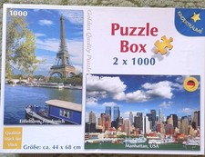 Puzzle box 2x1000 gebraucht kaufen  Premnitz