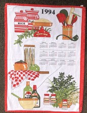 Kalender geschirrtuch 1994 gebraucht kaufen  Schweinfurt