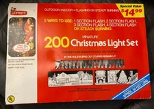 Vintage christmas light for sale  Becker
