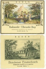 Weinetikett baden 1955 gebraucht kaufen  Pünderich