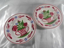 Paire assiette faience d'occasion  Saint-Calais