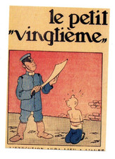 Carte postale tintin. usato  Spedire a Italy