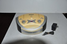 CD player portátil estéreo RCA RCD331WH com rádio AM/FM branco testado e funcionando comprar usado  Enviando para Brazil