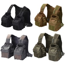 Colete de pesca masculino jaqueta ajustável respirável para bolsos portáteis externos comprar usado  Enviando para Brazil