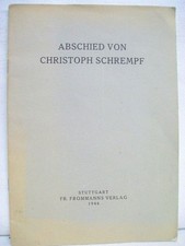 Abschied christoph schrempf gebraucht kaufen  Vohenstrauß