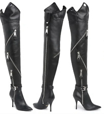 Bottes stiletto cuir d'occasion  Paris XIX