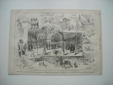 1877 engraving. belgium. d'occasion  Expédié en Belgium