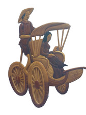 Rickshaw woodcraft wall for sale  Buffalo Grove