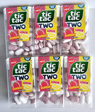 TIC TAC TWO SABOR LIMÃO FRAMBOESA. SUGARFREE. 6 PACOTES. 6x38.5g.BB 15/01/2026. comprar usado  Enviando para Brazil