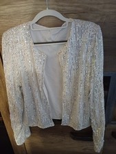 Festliche damen pailettenjacke gebraucht kaufen  Burglengenfeld