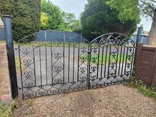 Pair wrought iron for sale  READING