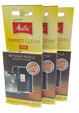 3x Melitta „Perfect Clean“, Tabletten zur Ölrückstandsentfernung (12 Stück... comprar usado  Enviando para Brazil