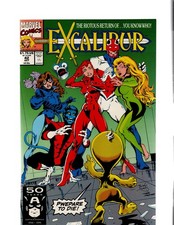 Quadrinhos EXCALIBUR Nº 42 A HATCH IS PLOTTERF! Pwepare To Die! comprar usado  Enviando para Brazil