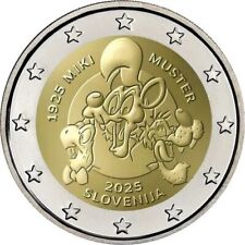 2 EURO SLOVENIA 2025 100° anniversario della nascita di Miki Muster (mr_fidelis) na sprzedaż  Wysyłka do Poland