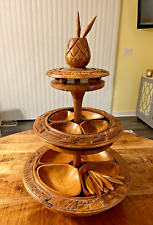 Hand carved tier for sale  Dayton
