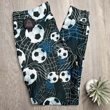 Leggings de rede de gol de bola de futebol com bolsos material macio comprar usado  Enviando para Brazil