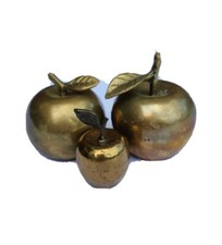 Vtg brass apple for sale  North Port