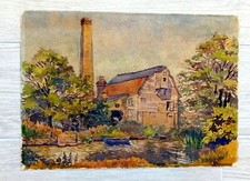 Watercolour barnes steam for sale  HORSHAM