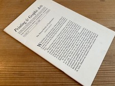 Printing graphic arts for sale  LONDON