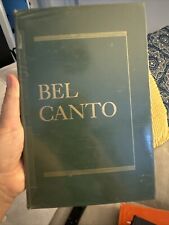 Bel canto principles for sale  Wilmette