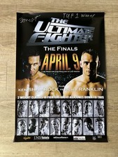 Pôster de luta Forrest Griffin autografado 18x26 UFC TUF1 final representante Steiner CX comprar usado  Enviando para Brazil