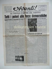 Avanti aprile 1945 usato  Trieste