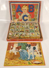 Antiguo Sonajero Puzzle Block Juego C1900 segunda mano  Embacar hacia Mexico