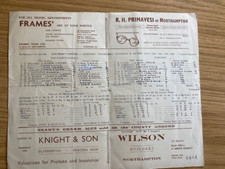 Scorecard northamptonshire ccc for sale  NOTTINGHAM