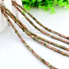 10 contas de cubo de pedra preciosa natural unakite 4x4x4mm, contas soltas 15,5" comprar usado  Enviando para Brazil