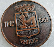 Medalha de mesa vintage usina térmica Gomelskaya -2 Gomel 850 anos Bielorrússia comprar usado  Enviando para Brazil