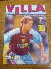 02/08/2000 Intertoto Cup Semifinal: Aston Villa v Celta Vigo [Em West Bromwich comprar usado  Enviando para Brazil