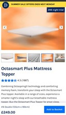 Dormeo octasmart plus for sale  LONDON