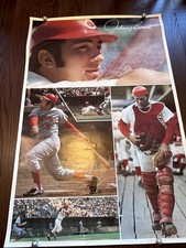 Pôster Johnny Bench Cincinnati Reds Stadium Production 25x38 - Fotos Kalinsky, usado comprar usado Pôster Johnny Bench Cincinnati Reds Stadium Production 25x38 - Fotos Kalinsky, usado comprar usado  Enviando para Brazil