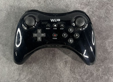 Usado, Genuíno, Oficial Nintendo Wii U Pro Controle Sem Fio [WUP-005] Preto comprar usado  Enviando para Brazil