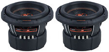 (2) Memphis Audio MOJO MJP822 8" 1500w Subwoofers de carro de competição DVC 2 ohm Subwoofers comprar usado  Enviando para Brazil