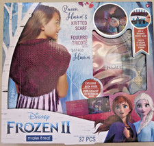 Kit de artesanato cachecol de malha Disney Frozen II Queen Iduna aprenda a tricotar tear redondo, usado comprar usado  Enviando para Brazil