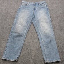 Jeans feminino vintage Gap 29 azul denim mãe cintura alta perna reta cintura alta zíper mosca comprar usado  Enviando para Brazil