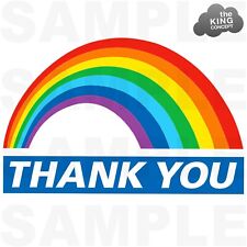 Obrigado NHS Rainbow Iron On Camiseta Transferência Fique em Casa Salve Vidas Seguro Logotipo!! comprar usado  Enviando para Brazil