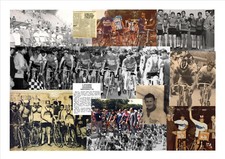 Serie cartoline ciclismo usato  Treviso