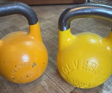 Wolverson kettlebell pair for sale  LEEK