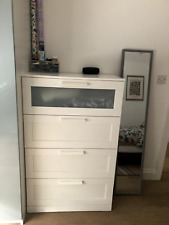 white ikea brimnes drawers for sale  LONDON