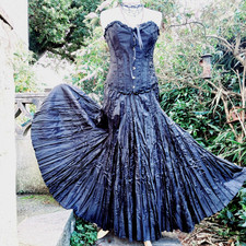 Maxi skirt black for sale  ST. AUSTELL
